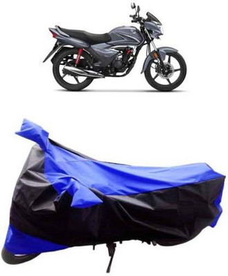 PRPaccessories Waterproof Two Wheeler Cover for Honda(CB Shine, Blue, Black)