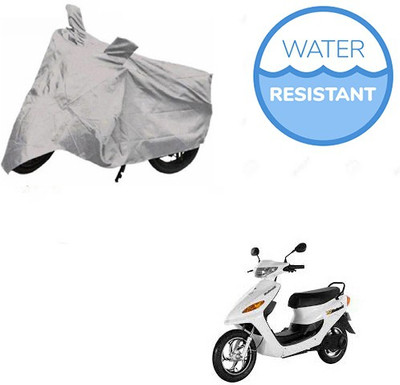 Motoren Waterproof Two Wheeler Cover for Indus(Yo Electron, Silver)