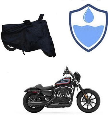 Atulit enterprises Two Wheeler Cover for Harley Davidson(XL 1200, Black)