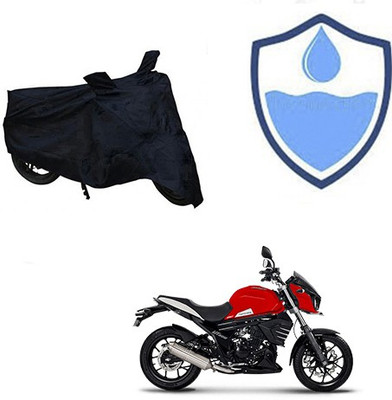 THE REAL ARV Waterproof Two Wheeler Cover for Mahindra(Mojo, Black)