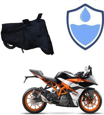 Amozkart Waterproof Two Wheeler Cover for KTM(RD 350, Black)