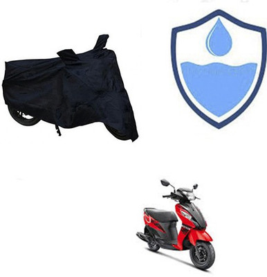 HYBRIDS COLLECTION Waterproof Two Wheeler Cover for Suzuki(Let's, Black)