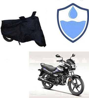 HYBRIDS COLLECTION Waterproof Two Wheeler Cover for Hero(Super Splendor, Black)