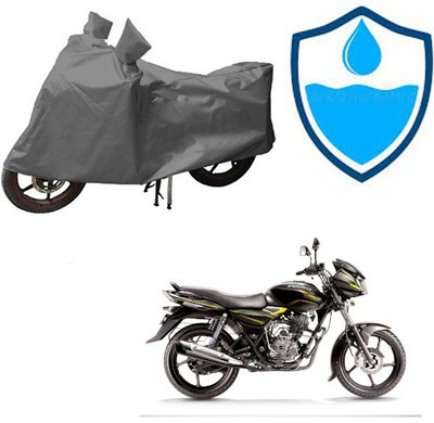 RPSENTTERPR Waterproof Two Wheeler Cover for Bajaj(Discover 100 DTS-i, Grey)