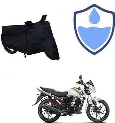 saanvi Waterproof Two Wheeler Cover for Suzuki(Sling Shot Plus, Black)