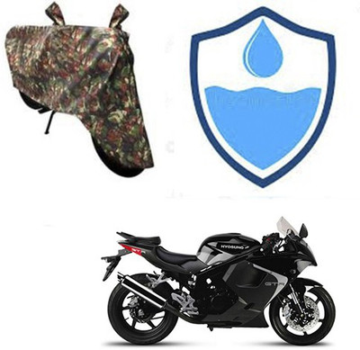 HYBRIDS COLLECTION Waterproof Two Wheeler Cover for Hyosung(GT250R, Multicolor)