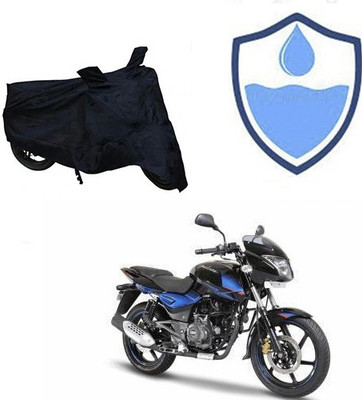 Amozkart Waterproof Two Wheeler Cover for Bajaj(Pulsar 150 DTS-i, Black)