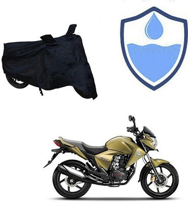Atulit enterprises Two Wheeler Cover for Honda(Unicorn Dazzler, Black)