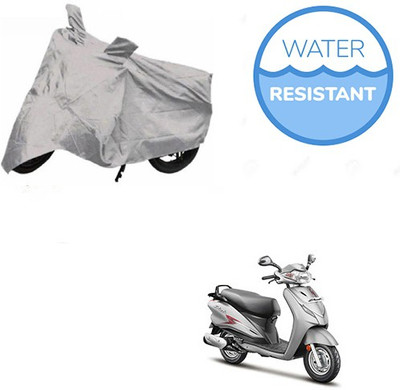 Motoren Waterproof Two Wheeler Cover for Hero(Moto Corp Duet, Silver)