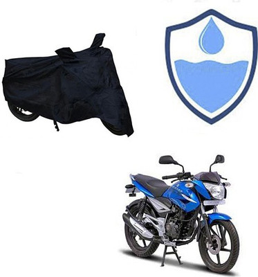 HYBRIDS COLLECTION Waterproof Two Wheeler Cover for Bajaj(XCD 125cc, Black)