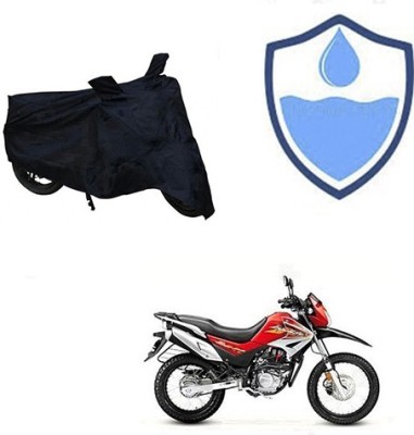 THE REAL ARV Waterproof Two Wheeler Cover for Hero(Impulse, Black)