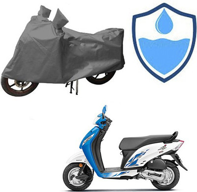 RPSENTTERPR Waterproof Two Wheeler Cover for Honda(Activa i, Grey)