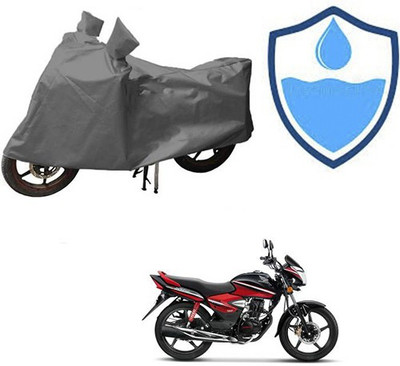 RPSENTTERPR Waterproof Two Wheeler Cover for Honda(CB Shine, Grey)