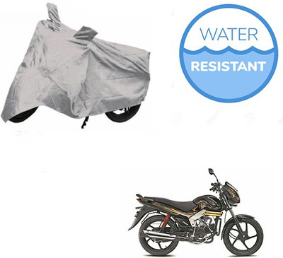 Motoren Waterproof Two Wheeler Cover for Mahindra(Centuro, Silver)
