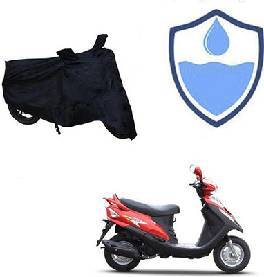 Atulit enterprises Two Wheeler Cover for Mahindra(Flyte, Black)