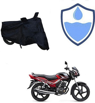 Amozkart Waterproof Two Wheeler Cover for TVS(Star City, Black)