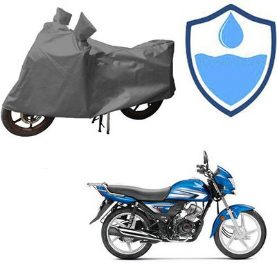 RPSENTTERPR Waterproof Two Wheeler Cover for Hero(CD 110 Dream, Grey)