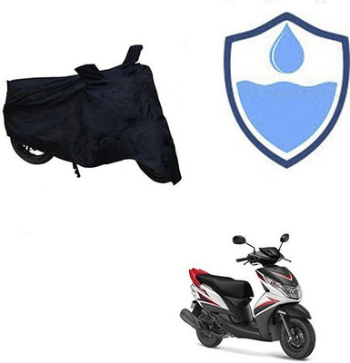 HYBRIDS COLLECTION Waterproof Two Wheeler Cover for Yamaha(Ray Z, Black)