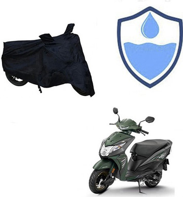 HYBRIDS COLLECTION Waterproof Two Wheeler Cover for Honda(Dio, Black)