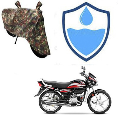 HYBRIDS COLLECTION Waterproof Two Wheeler Cover for Hero(CD deluxe, Multicolor)