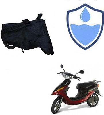 THE REAL ARV Waterproof Two Wheeler Cover for Indus(Yo Style, Black)