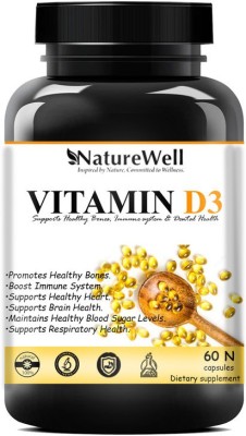 Naturewell Organic D3 + K2 (60N WG) Pro(60 No)