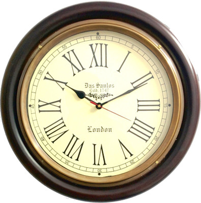 40% OFF on Artshai Analog 40 cm X 40 cm Wall Clock(Brown, With Glass) 40% OFF on Artshai Analog 40 cm X 40 cm Wall Clock(Brown, With Glass)