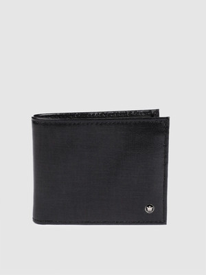 LOUIS PHILIPPE Men Black Genuine Leather Wallet(4 Card Slots)