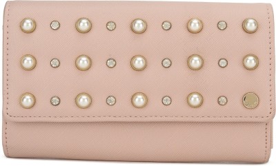 Dune London Women Beige Artificial Leather Wallet(6 Card Slots)