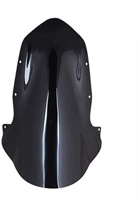 AOW ATTRACTIVE OFFER WORLD UNBREAKABLE VISOR BLACK-04 Bike Windshield