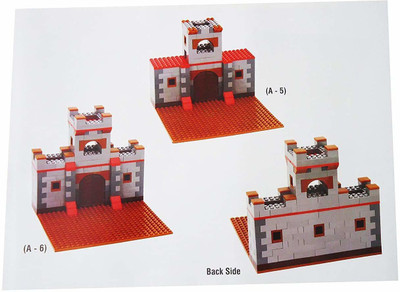 radhey preet Junior Warrior Castle Cons. With 450+pcs Blocks & Manual Book Set RP197(Multicolor)