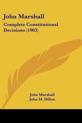 John Marshall(English, Paperback, Marshall John)