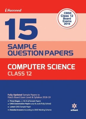 15 Sample Question Papers Computer Science Class 12th Cbse(English, Paperback, Experts)