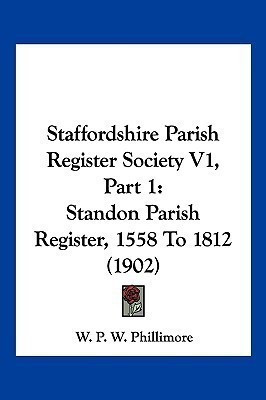Staffordshire Parish Register Society V1, Part 1(English, Paperback, unknown)