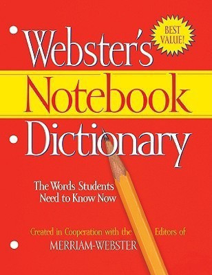 Webster's Notebook Dictionary(English, Paperback, unknown)