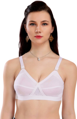 Eve's Beauty Full Coverage Women Full Coverage Lightly Padded Bra(White)