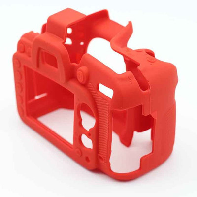Onkliq Protective Silicon Camera Cover for D7100/D7200  Camera Bag(Red)