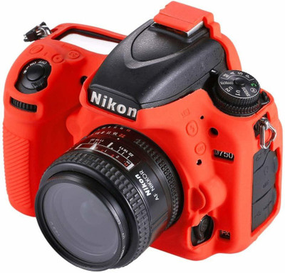 Digicom Silicone Cover Protective Camera Case Cover for Nikon D750 Camera - RED  Camera Bag(Red)