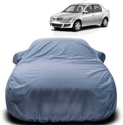 Purpleheart Car Cover For Mahindra Verito (With Mirror Pockets)(Grey)