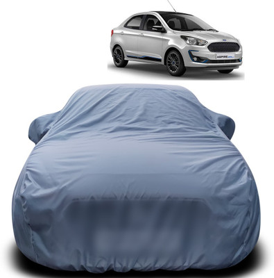 Purpleheart Car Cover For Ford Figo Aspire (With Mirror Pockets)(Grey)