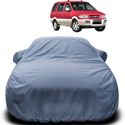 Purpleheart Car Cover For Chevrolet Tavera (With Mirror Pockets)(Grey)