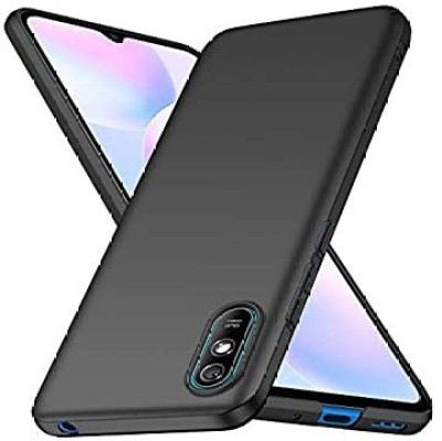 MoreFit Back Cover for Xiaomi Redmi 9A(Black, Shock Proof, Silicon, Pack of: 1)