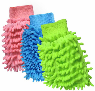 hurrio Wet and Dry Glove Set(Free Size Pack of 3)