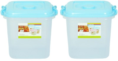 AK HUB Plastic Utility Container  - 10 L(Pack of 2, Blue)