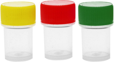 HOMEOTRADE Polypropylene Utility Container  - 2.5 ml(Pack of 5, Clear)