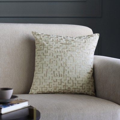 GMF Geometric Cushions & Pillows Cover(45.72 cm*45.72 cm, Beige)