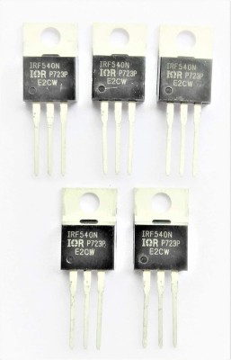 Technical hut 5 Pieces IRF540 33A 100V N-Channel MOSFET power mosfet Electronic Components Electronic Hobby Kit