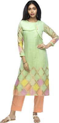 JIGNESH TEXTILES Women Kurta Palazzo Set