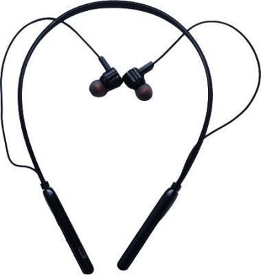 Velocious Neckband Headphones Wireless Bluetooth, 25hrs Playback Bluetooth Headset(Black, In the Ear)