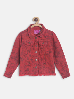 TALES & STORIES Full Sleeve Printed Baby Girls Jacket